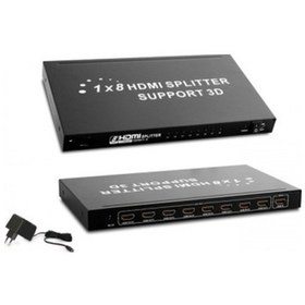 Resim 8 Port Hdmı Splitter Full Hd Hdcp Özellikli 