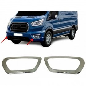 Resim Ford Transit 2019 Sonrası Sis Farı Çerçevesi 2 Prç P.çelik 