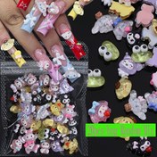 Resim 20 adet/Çanta Büyük Boy Sevimli Arkadaşlar için for kuromi Melody için for cinnamoroll için for pochacco için for pompompurin Keroppi Tasarımları Tırnak Şansları Taşlı DIY Manikür Aksesuarları Telefon Kılıfı DIY Süs 