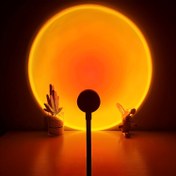 Resim 1 adet Sunset Işık Projeksiyonu, LED Pastel Sunset Işığı, Gökkuşağı Gece Lambası, USB Taşınabilir Işık, 360 Derece Fotoğrafçılık/Parti/Ev Dekoru/Yatak Odası Oturma Odası Romantik Sunset Işık Projektörü Getirin 