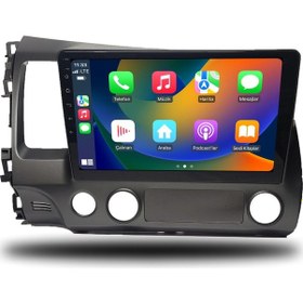 Resim Avaydel Honda Civic FD6 Android Carplay Multimedya 2007-2011 6GB RAM + 64Gb Hafıza + 4 Çekirdek 