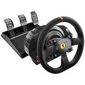 Resim T300 Ferrari Integral RW Alcantara Edition Official Ferrari & Sony Lisanslı PS4/PS3 Direksiyon Seti Thrustmaster