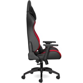 Resim Calitte Profesyonel Deri Oyuncu Koltuğu | Supra Sp | Kırmızı Siyah 