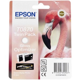 Resim Epson T0870-c13t08704020 Orjinal Parlaklık Düzenleyici Kartuş 2li 