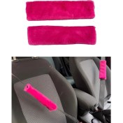 Resim Pelus Seyahat Emniyet Kemer Pedi Kilifi 2 Li Fusya Pembe 