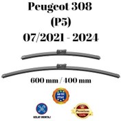 Resim Peugeot 308 P5 2021 2022 2023 2024 Uyumlu Ön Cam Silecek Süpürgesi Takımı 600/400mm Silbak Sb2416c2 