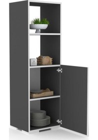 Resim Remora General Antrasit 45 x 150 x 30 Mutfak + Banyo + Kiler Antrasit 