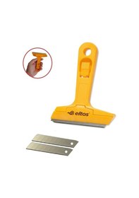 Resim Büro Ev Hobi Takım Çantası İçin 2 Yedek Bıçaklı Cam Kazıma Aparatı 