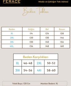 Resim Kadın Büyük Beden Düğmeli Kapitone Yelek - Kahverengi / XXL 