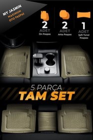 Resim MY JASMİN Toyota Rav4 2013-2018 Model ARON 4D HAVUZLU BEJ PASPAS 