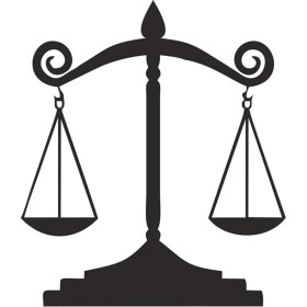 Resim Adalet Terazisi (Oto-Motor-Laptop-Duvar-Dekor) 10 x 11 cm 