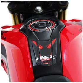 Resim GP Kompozit Honda MSX125 2012-2018 Uyumlu Tank Pad Seti Siyah-Kırmızı 