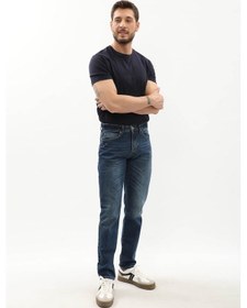 Resim Erkek Normal Kalıp Regular Jean Pantolon Mavi 