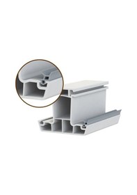 Resim Contacall Pimapen Contası Gri Kapı Pencere Fitili 10 Metrelik Pakette Pvc Pimapen Fitili-contası 