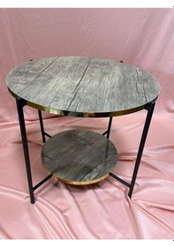 Resim Orta Sehpa İki Katlı 