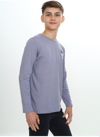 Resim Toontoy Erkek Çocuk Baskılı Tişört Gri 