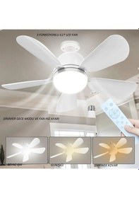 Resim E27 Duy Sivrısinek Kovar 3 Fonksiyon Fan 