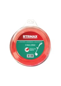 Resim Rtrmax Rty244 Tırpan Misinası Kırmızı Üçgen 2.4 Mm*103M 
