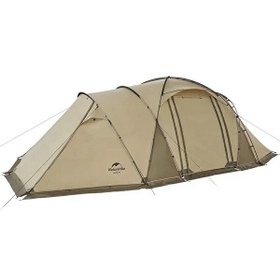 Resim Naturehike Glamping UPF50+ Aries Beta 4-6 Kişilik Khaki Tünel Çadır 