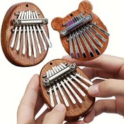 Resim 8 Tuşlu Mini Kalimba Yüksek Kaliteli Zarif Parmak Başparmak Piyano Marimba Müzik İyi Aksesuar Kolye Hediye, Noel ve Cadılar Bayramı Hediyesi, Şükran Günü Hediyesi 