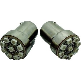 Resim UNİVERSAL 67 12V LED AMPÜL MAVİ- 2Lİ 