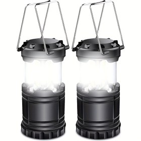 Resim 1 adet Süper Parlak COB LED Kamp Feneri, Taşınabilir Katlanabilir Acil Fener, Mat Metal Kaplama, PVC Malzeme, Pil ile Çalışan (AAA Dahil Değil), Sevgililer Günü, Şükran Günü, Noel, Yeni Yıl, Bahar Festivali için İdeal, Şarj Edilebilir Fener 