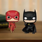 Resim 1 adet/2 adet, Warner Brothers Justice League Karakter Figürü - Batman ve Flash PVC Koleksiyon Figürleri Masaüstü Dekorasyonu Doğum Günü Tatil Hediyesi 