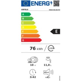 Resim Hafele Vega Ankastre Bulaşık Makinesi 