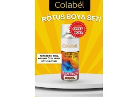 Resim Colabel Honda Kod: NH731P Crystal Black 400ML Sprey Rötuş Boya + Vernik 