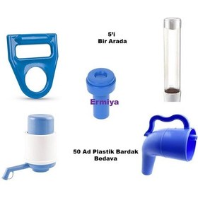 Resim Damcana Pompası+Honisi+Elçik+Sebil Ağzı+Sebil Yanı Bardaklık 