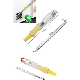 Resim Lowell Home Çift Uçlu Kontrol Kalemi Elektrik Test Kalemi Şeffaf 