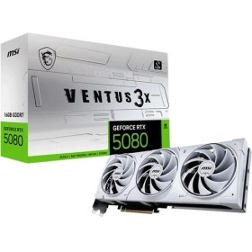 Resim AyrStore Msı Geforce RTX5080 16G Ventus 3x Oc Whıte 256BIT 1xhdmı 3xdp Ekran Kartı 