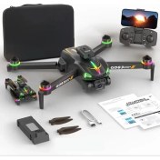 Resim Çift Kamera ve Bataryalı Drone Uzaktan Kumandalı App Destekli Quadcopter Tek Tuş Ile Iniş Kalkış 