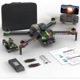 Resim Çift Kamera ve Bataryalı Drone Uzaktan Kumandalı App Destekli Quadcopter Tek Tuş Ile Iniş Kalkış 
