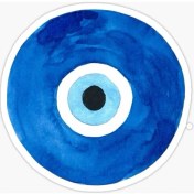 Resim TSC Nazar Boncuğu Yapıştırması Sticker Duvar Leptop 18CM Mm1 