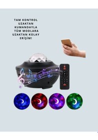 Resim Mey İthalat Bluetooth & Usb Müzik Çalar Gece Lambası 50 M² Kapsama, Uzaktan Kumanda 
