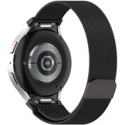 Resim Noktaks - Samsung Uyumlu Samsung Watch 6 40mm - Kordon Krd-01 Metal Kordon 