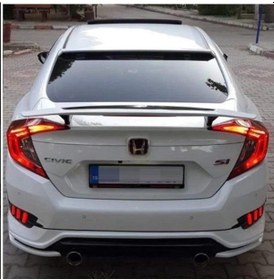Resim Honda Civic Fc5 16-21 Si Spoiler Boyasız 