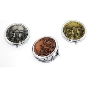 Resim Metal Ayasofya Kabartmalı El Aynası Diğer 