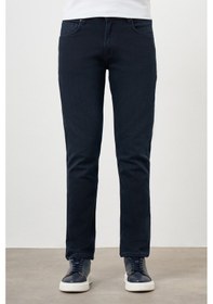 Resim Erkek Lacivert Denim 5 Cep Dynamic Fit Jean Kot Pantolon 24ms003039200 Lacivert 