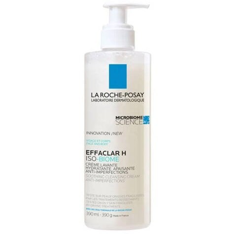 La Roche-Posay Effaclar H Iso Biome Lavant 390 ml Yüz Temizleme Kremi (3337875777773) Fiyatı ve Özelliklerı - Badem