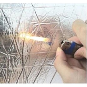 Resim Kaput Altı Alüminyum Folyolu Kendinden Yapışkanlı Kaucuk Ses Yalıtım Levhası 6 mm 100X150 