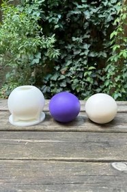 Resim Rufus Concept Küre 9cm Çap Silikon Mum Kalıbı 