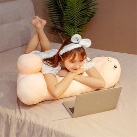 Resim Plush toy pillow - Beige / 80cm 