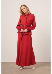 Resim Ftz Women Kadın Piar Etekli Takım Bordo 31148 Bordo 