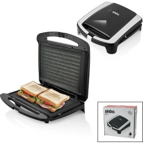 Resim Krm Elektrikli Tost Makinesi 2 Dilim Granit Yapışmaz Yüzey - Kilitlenebilir Kapak 750W 