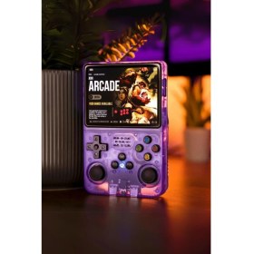 Resim R36S Arkos Retro Oyun Konsolu Video Oyunu Linux Sistemi 64GB 10000 + Oyunlar Cep Konsolu Atari Tv Bağlantılı Retro Oyun Konsolu 