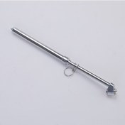 Resim Dianziye Büyük Araçlar İçin Paslanmaz Çelik Tıkanmaz Lastik Basınç Ölçer - Yüksek Hassasiyetli Metal Test Aleti Kısa Tip - 148g 