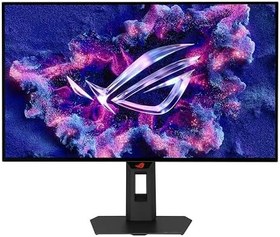 Resim Asus ROG Strix OLED XG27AQDMGR 27 inç oyun monitörü (QHD 2560 x 1440, True Black Glossy OLED, 240Hz, 0,03ms tepki süresi, ELMB, HDR10, 1x DisplayPort 1.4, 2x HDMI 2.1, 2x USB-A) 