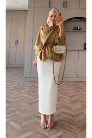 Resim CNG MODA Büyük Beden Kalem Etek 